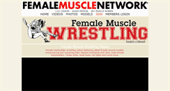 Desktop Screenshot of femalemusclewrestling.com